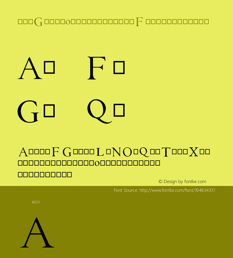 EB Garamond Initials Fill2 Regular Version 0.015c图片样张