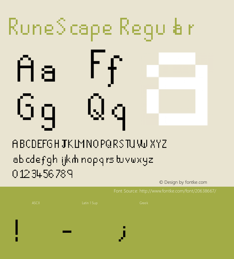 RuneScape Version 1.00 August 3, 2004, initial release图片样张