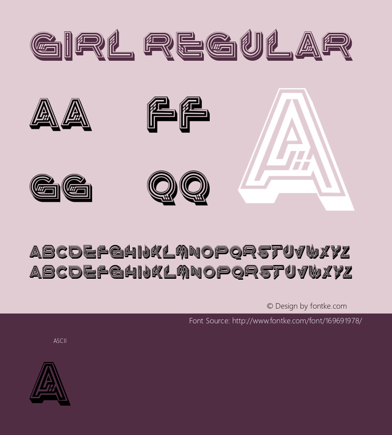 Girl Regular Version 1.000图片样张