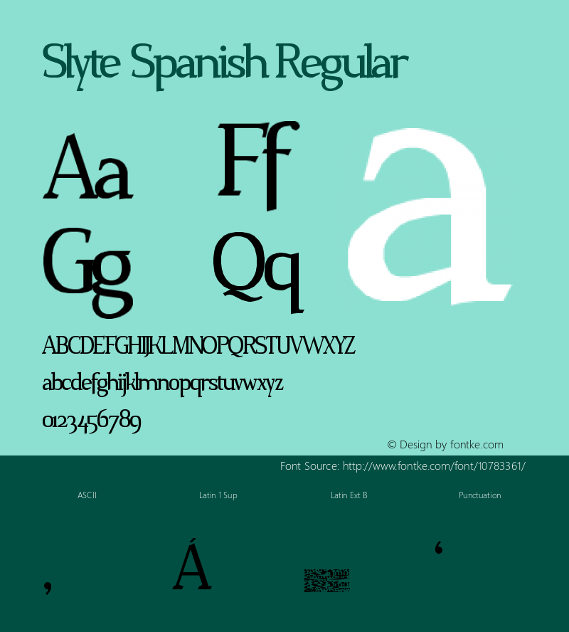 Slyte Spanish Regular Version 1.0图片样张