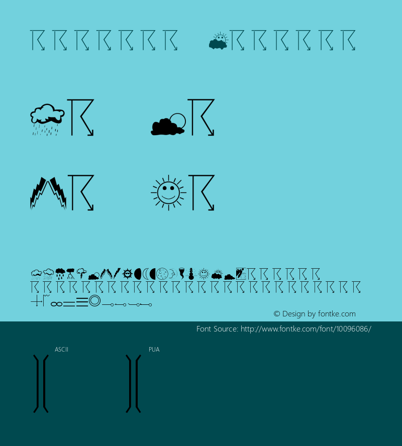 Weather Regular Unknown图片样张