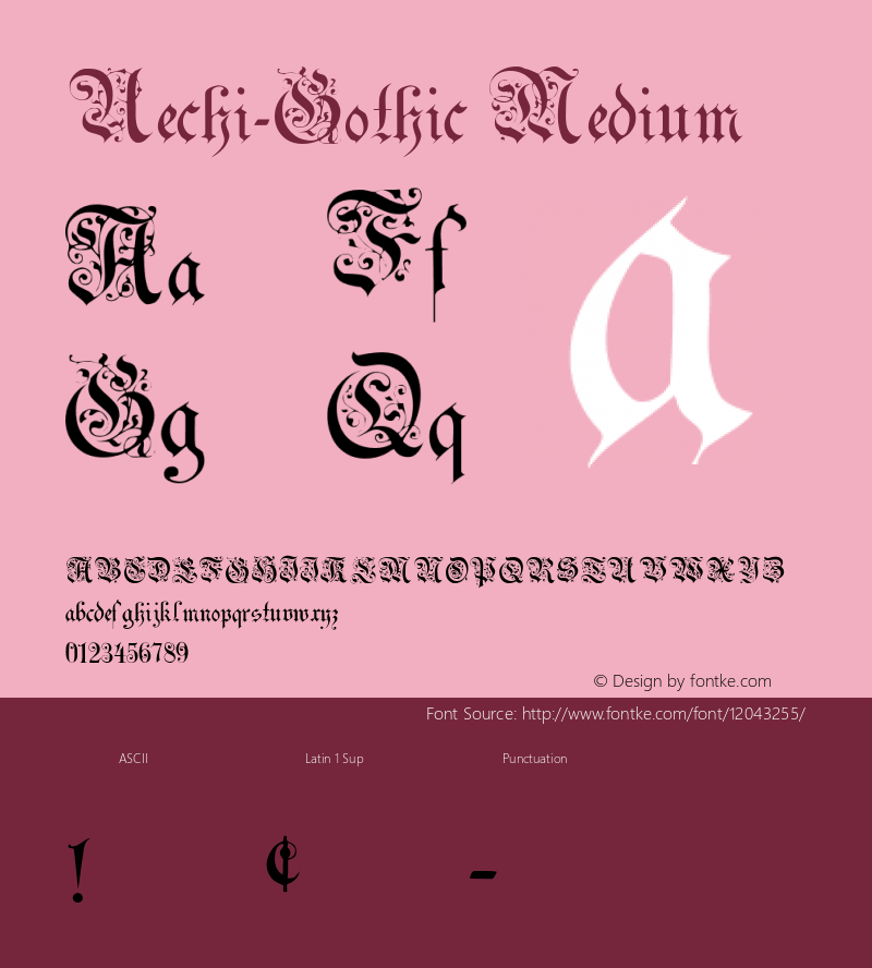 Uechi-Gothic Medium 001.000图片样张