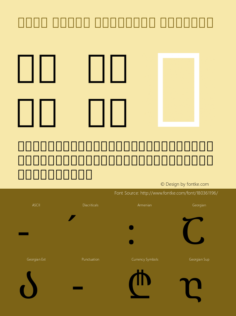 Noto Serif Georgian Regular Version 2.001; ttfautohint (v1.8.2)图片样张