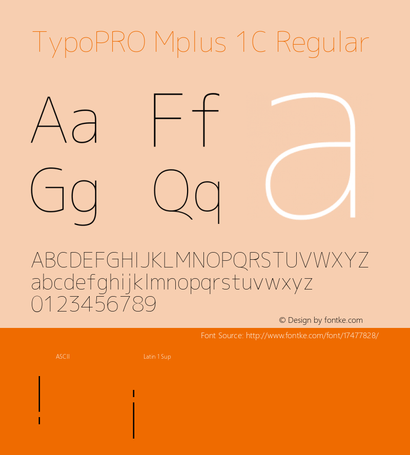 TypoPRO Mplus 1C Regular Version 1.059图片样张