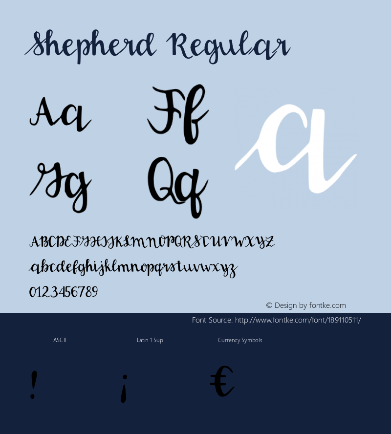 Shepherd Regular Version 001.002图片样张