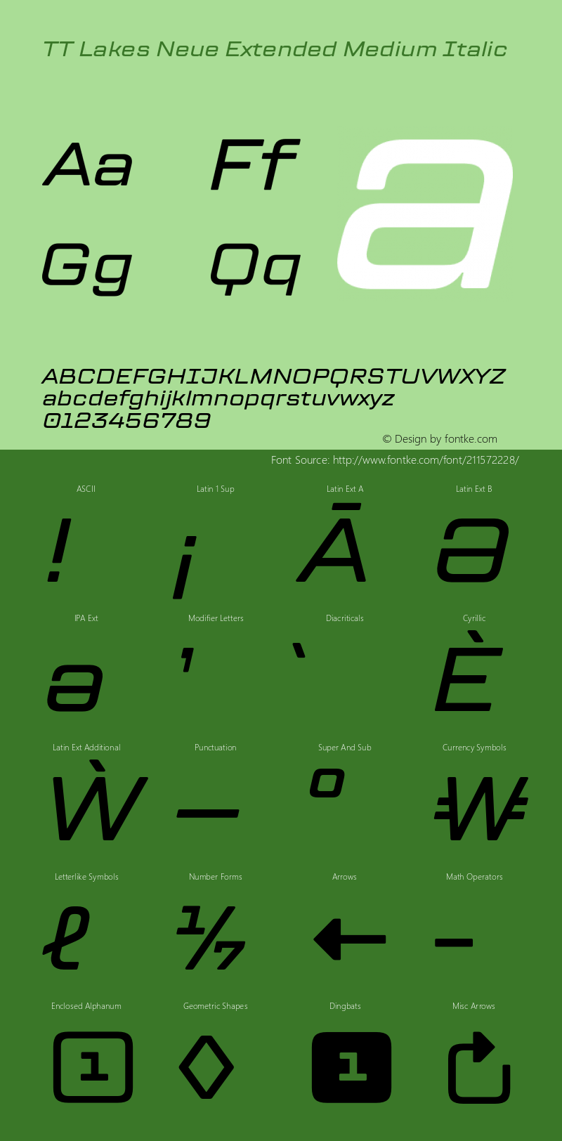 TT Lakes Neue Extended Medium Italic Version 1.100.14042021图片样张