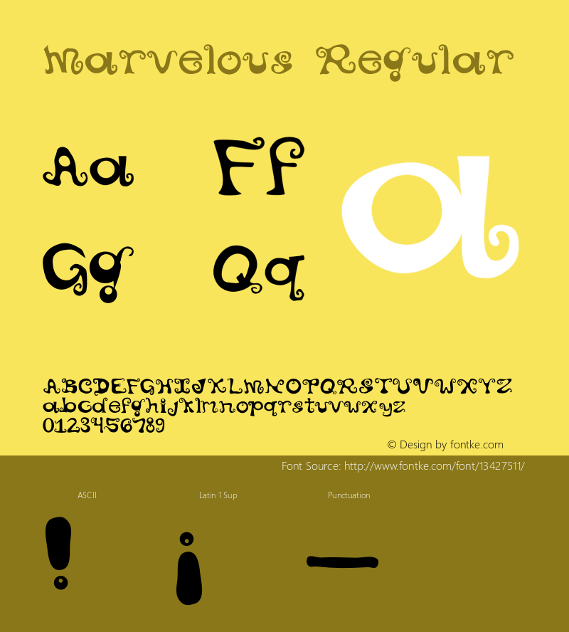 Marvelous Regular 001.000图片样张