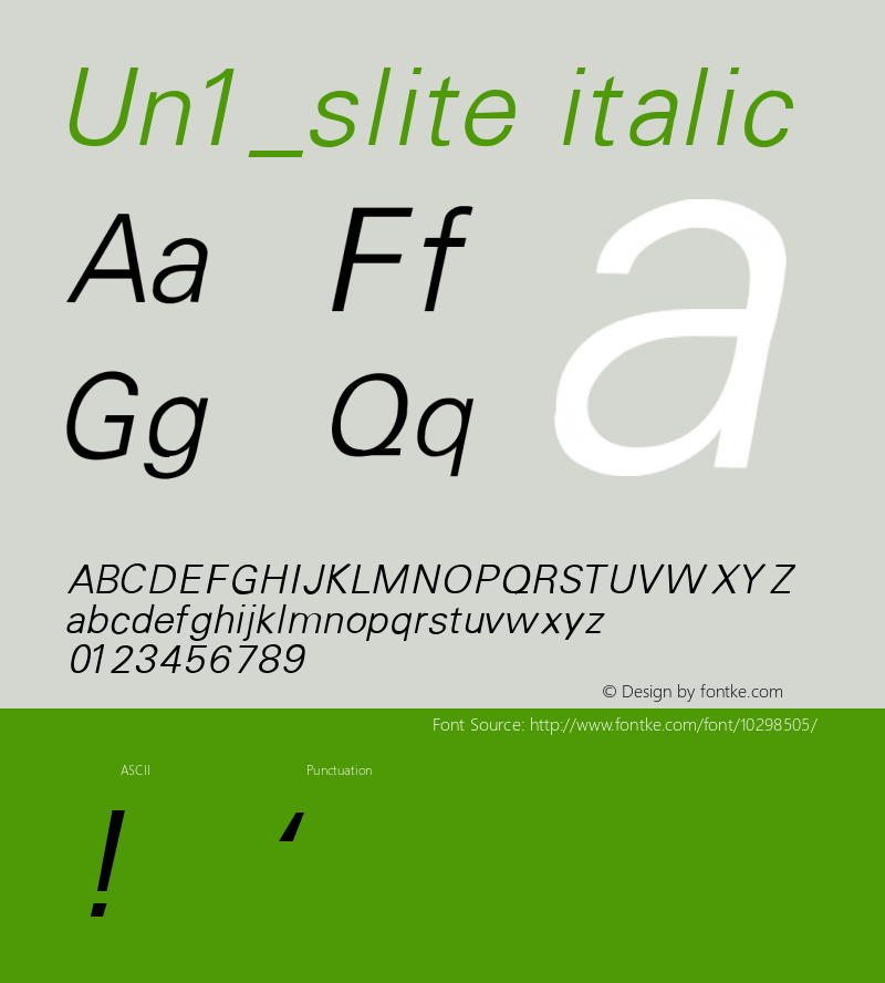 Un1_slite italic 1.0 Sat Oct 02 15:13:09 1993图片样张