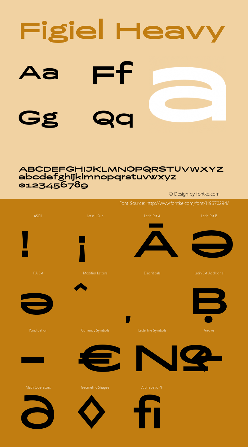 Figiel-Heavy Version 1.000;hotconv 1.0.109;makeotfexe 2.5.65596图片样张