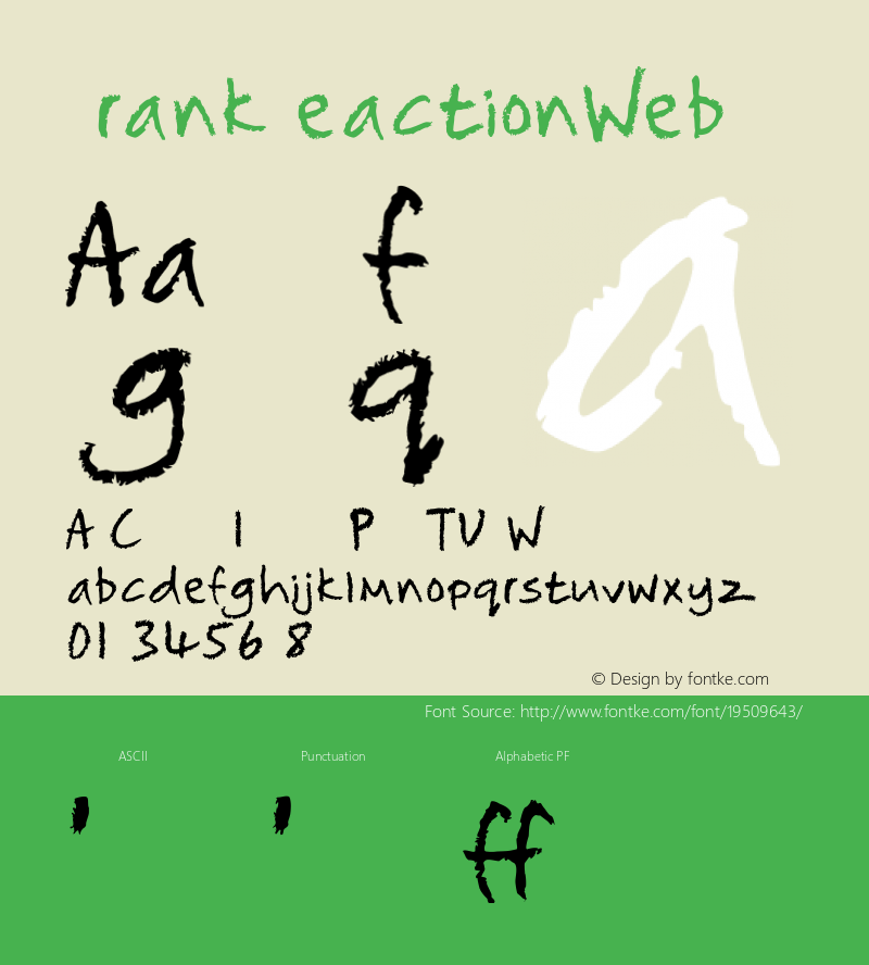 ☞Frank Reaction Web Version 1.000;com.myfonts.easy.will-stewart.frank-reaction.web.wfkit2.version.3XoN图片样张