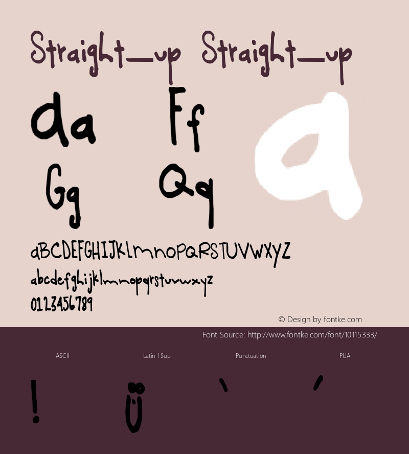 Straight_up Straight_up 2002; 1.0, initial release图片样张