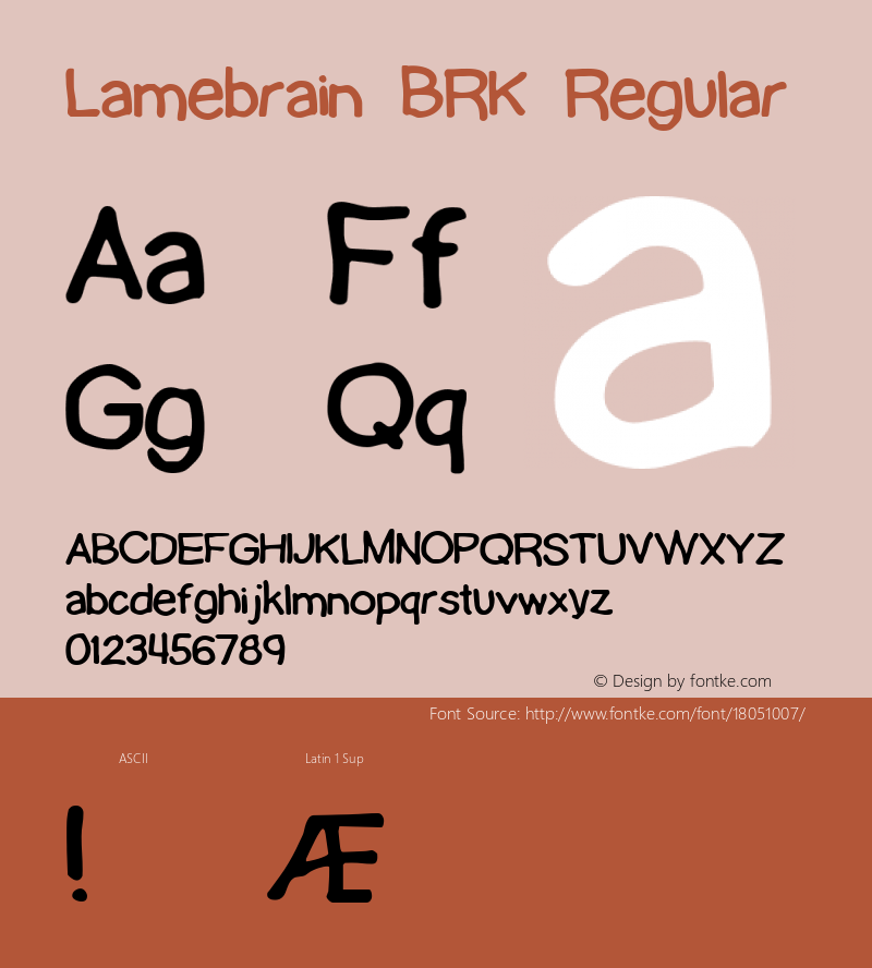 Lamebrain BRK Regular Version 1.35图片样张