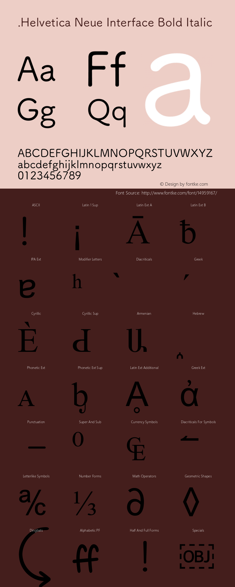 .Helvetica Neue Interface Bold Italic 10.0d35e1图片样张