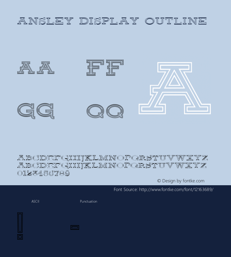 Ansley Display Outline Unknown图片样张