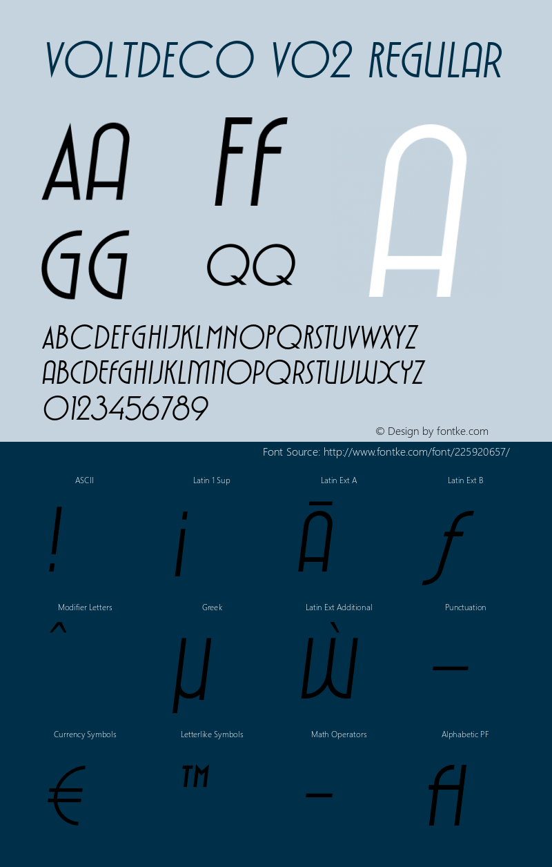 VOLTDECO V02 W05 Italic Version 1.00图片样张