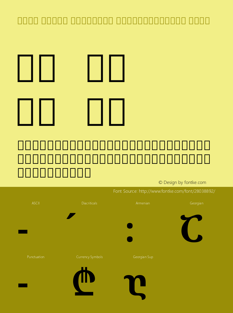 Noto Serif Georgian SemiCondensed Bold Version 2.000图片样张