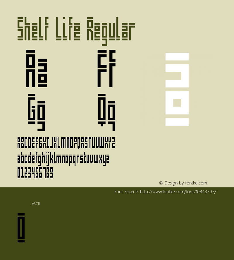 Shelf Life Regular Version 1.0图片样张