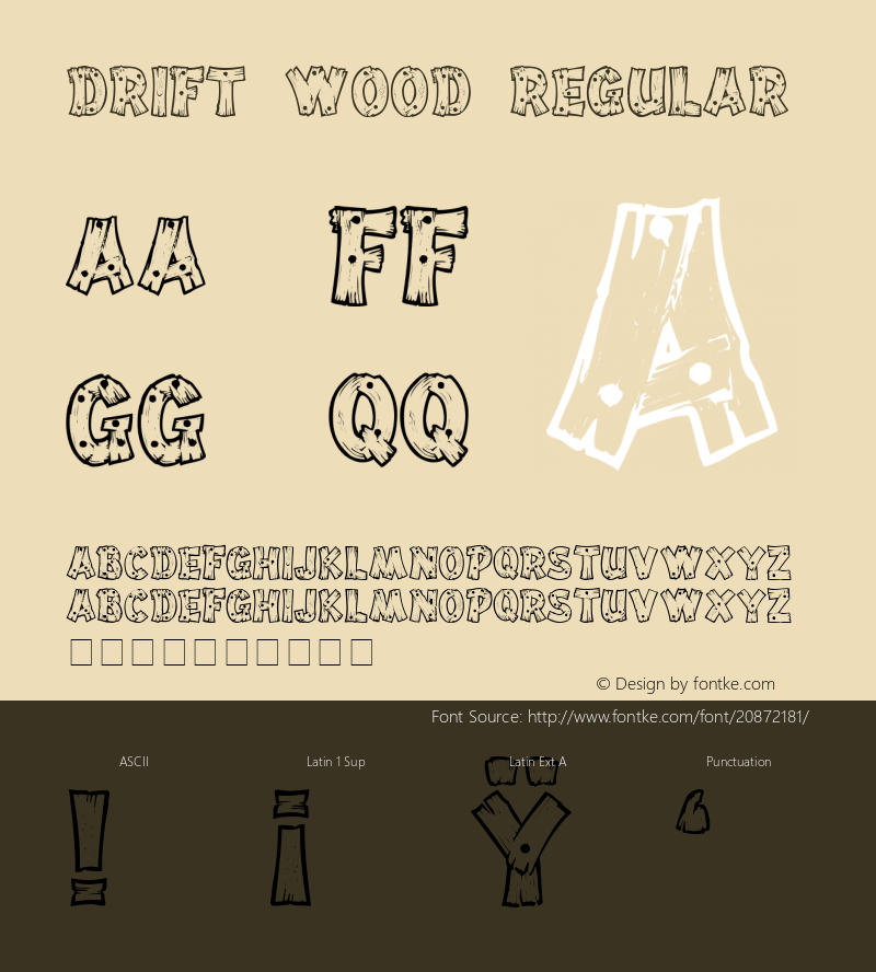 Drift Wood Version 1.0; 2000; initial release图片样张