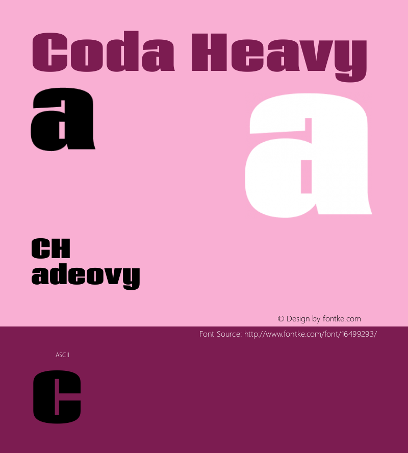 Coda Heavy Version 1.000图片样张