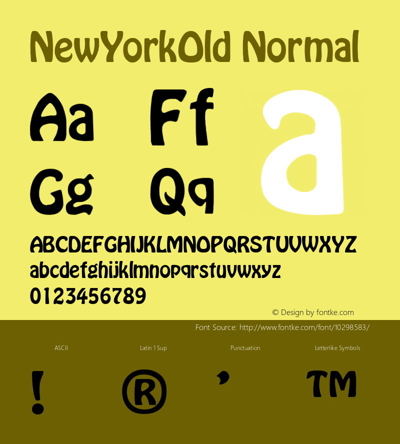 NewYorkOld Normal 1.0 Sun Oct 03 16:13:06 1993图片样张