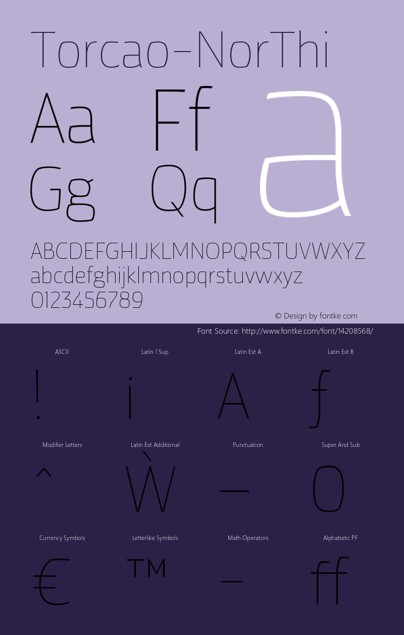 Torcao-NorThi ☞ Version 1.000;com.myfonts.insigne.torcao.normal-thin.wfkit2.44EE图片样张