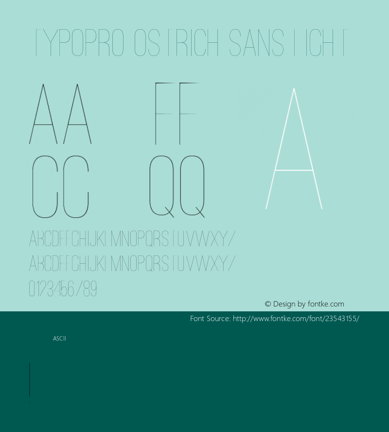 TypoPRO Ostrich Sans Light Version 1.001;PS 001.001;hotconv 1.0.70;makeotf.lib2.5.58329图片样张
