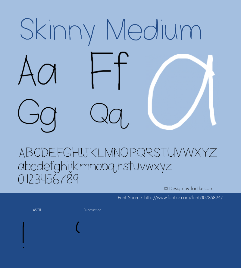 Skinny Medium Version 001.000图片样张