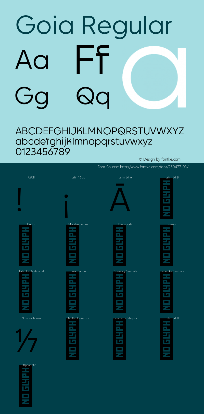 Goia Regular Version 1.000;Glyphs 3.1.1 (3148)图片样张