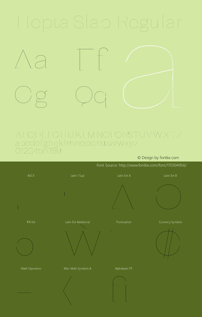 Hepta Slab Regular Version 0.005图片样张