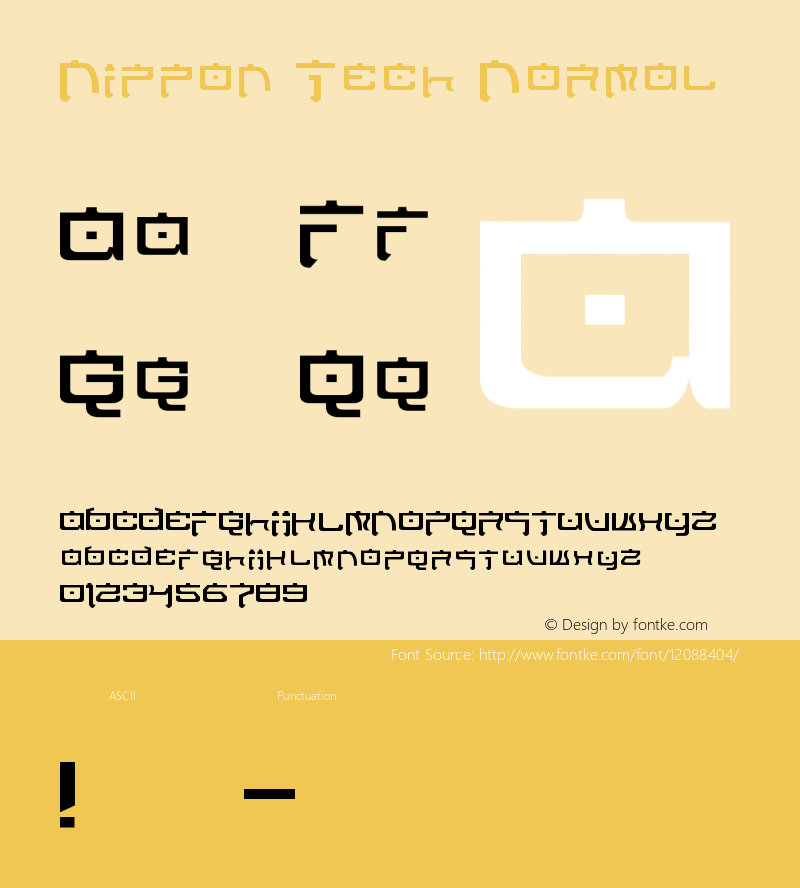 Nippon Tech Normal 1.0图片样张