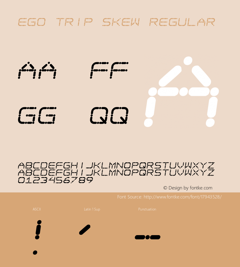 Ego trip Skew Regular 2图片样张