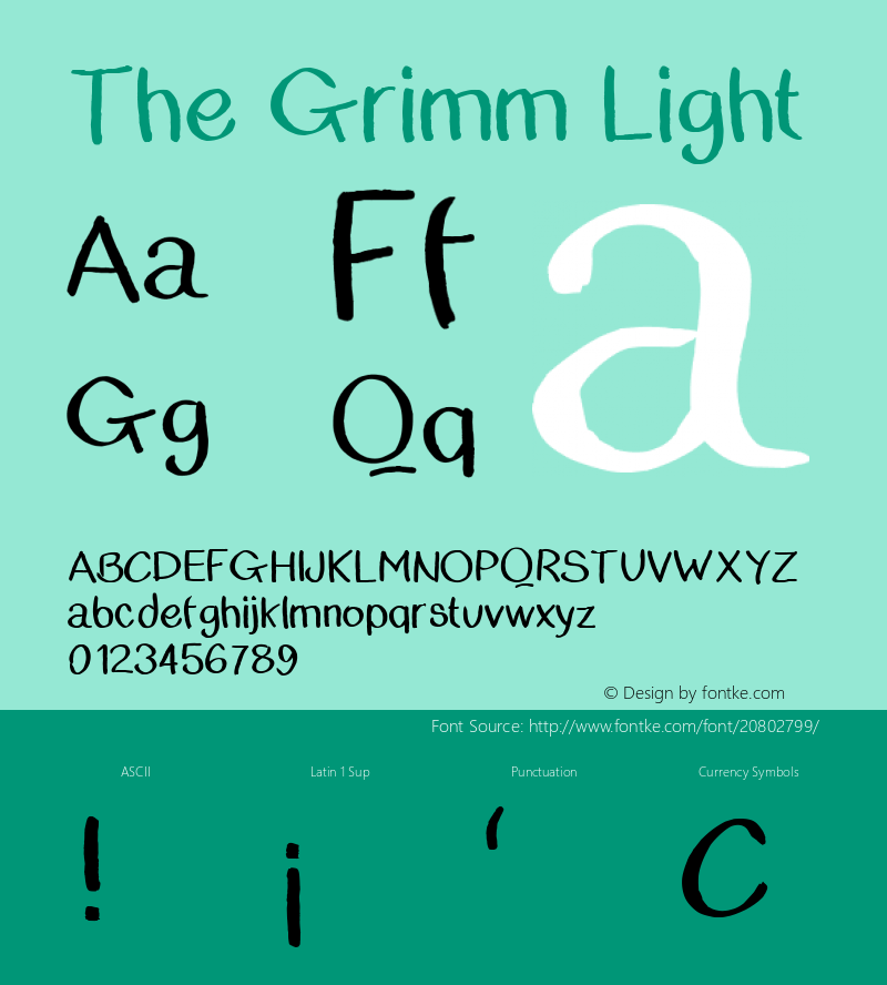 The Grimm Light Version 001.000图片样张
