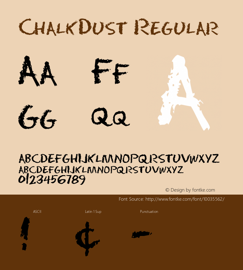 ChalkDust Regular Rev. 003.000图片样张