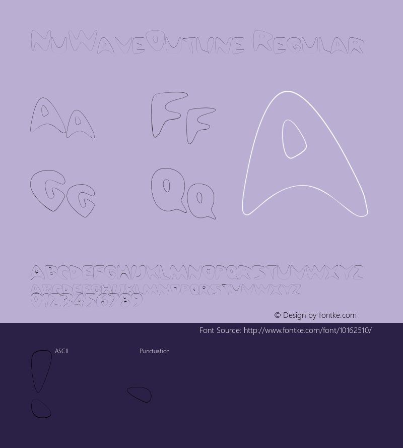 NuWaveOutline Regular Rev. 003.000图片样张