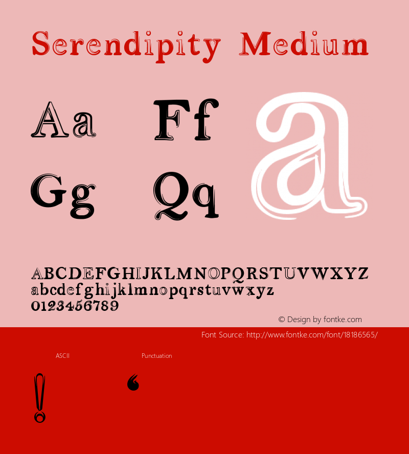 Serendipity Medium Version 1.0图片样张