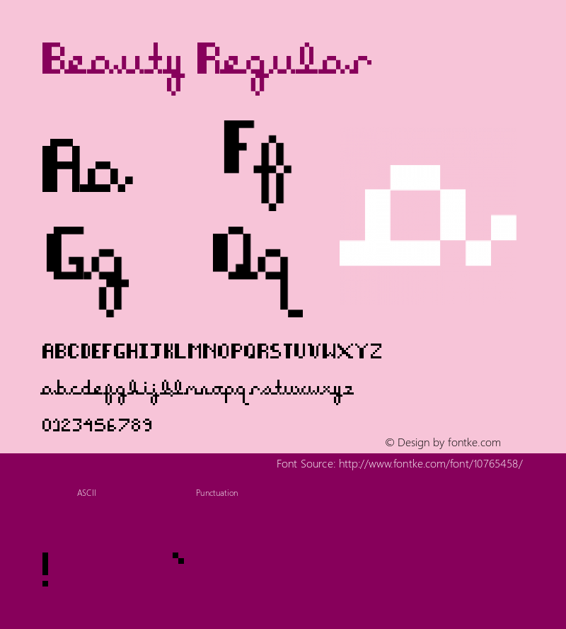 Beauty Regular Version 1.0图片样张