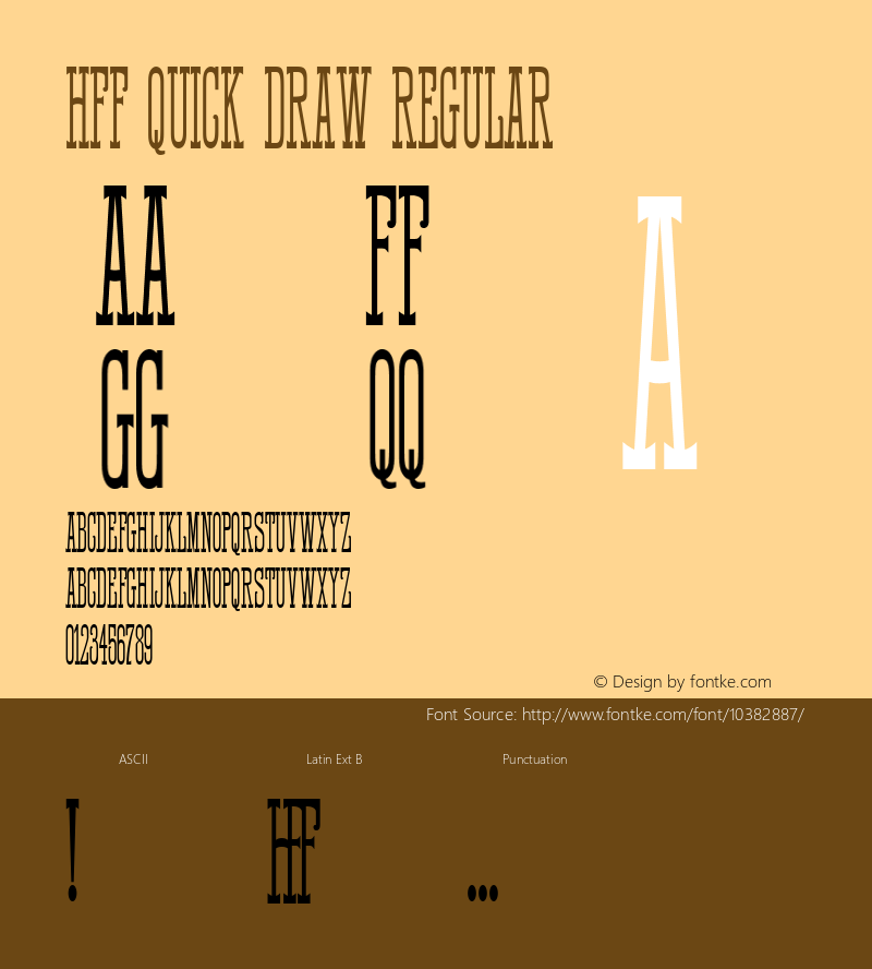 HFF Quick Draw Regular 1.1图片样张