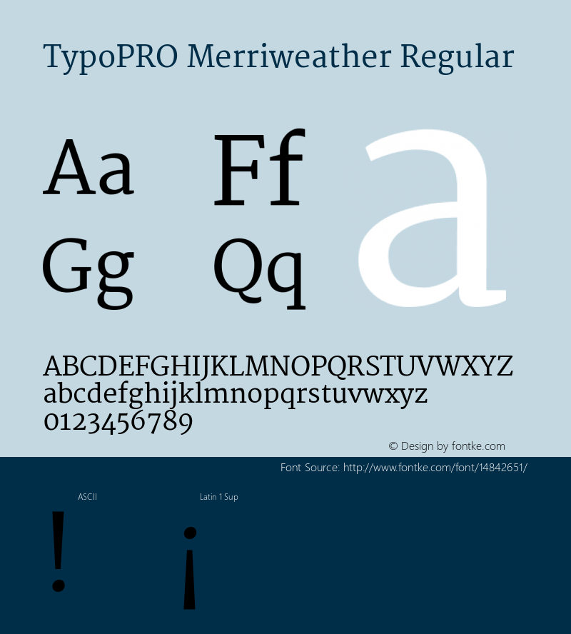 TypoPRO Merriweather Regular Version 1.003图片样张