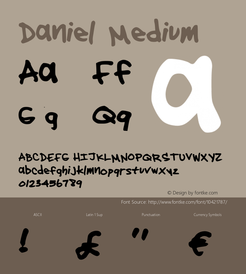 Daniel Medium Version 001.000图片样张