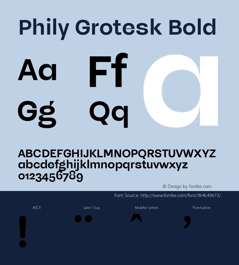 PhilyGrotesk-Bold Version 1.000图片样张