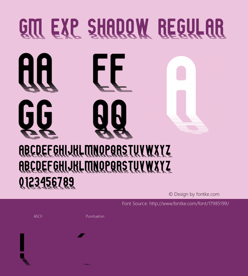 GM Exp Shadow Regular 1图片样张