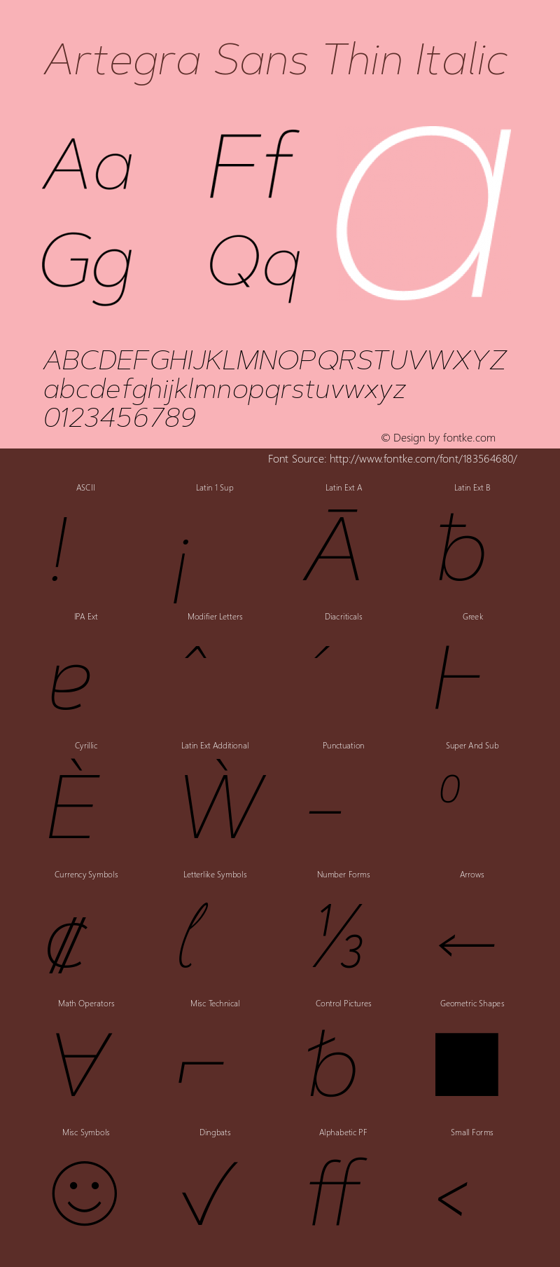 ArtegraSans-ThinItalic Version 1.00;com.myfonts.easy.artegra.artegra-sans.thin-italic.wfkit2.version.4KpL图片样张