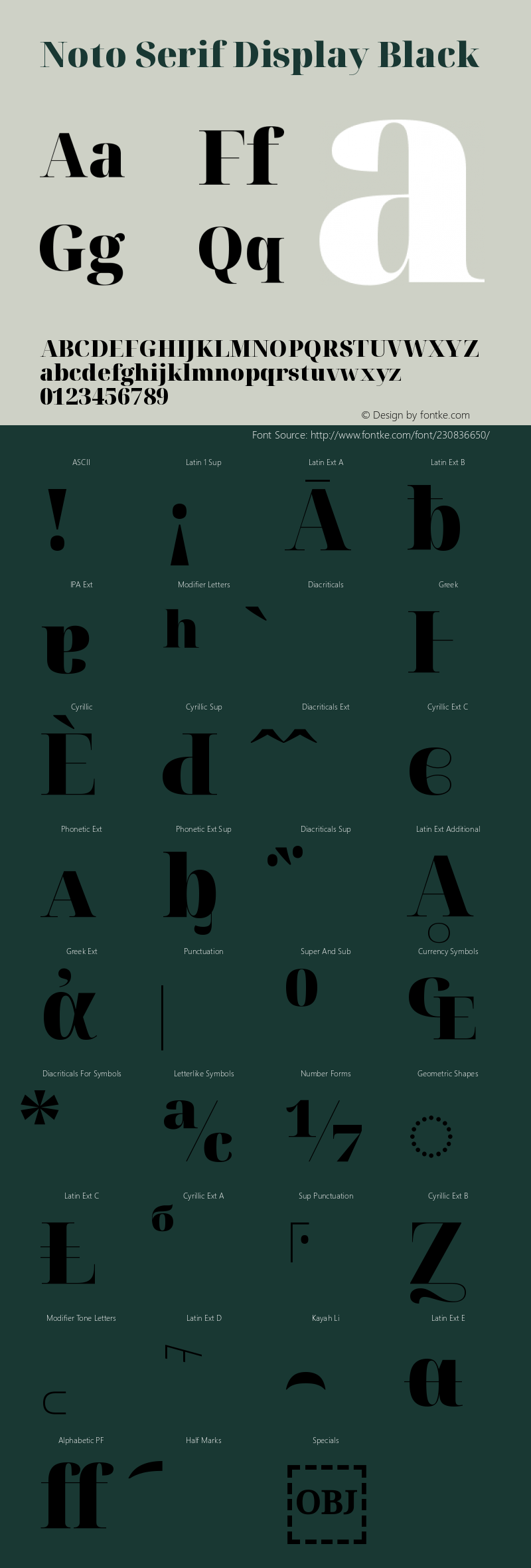 Noto Serif Display Black Version 2.007图片样张