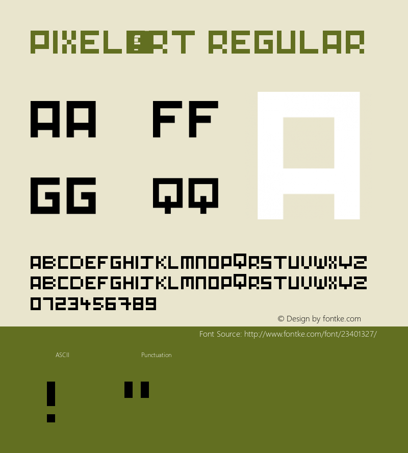 Pixel-Art Regular Version 1.0图片样张