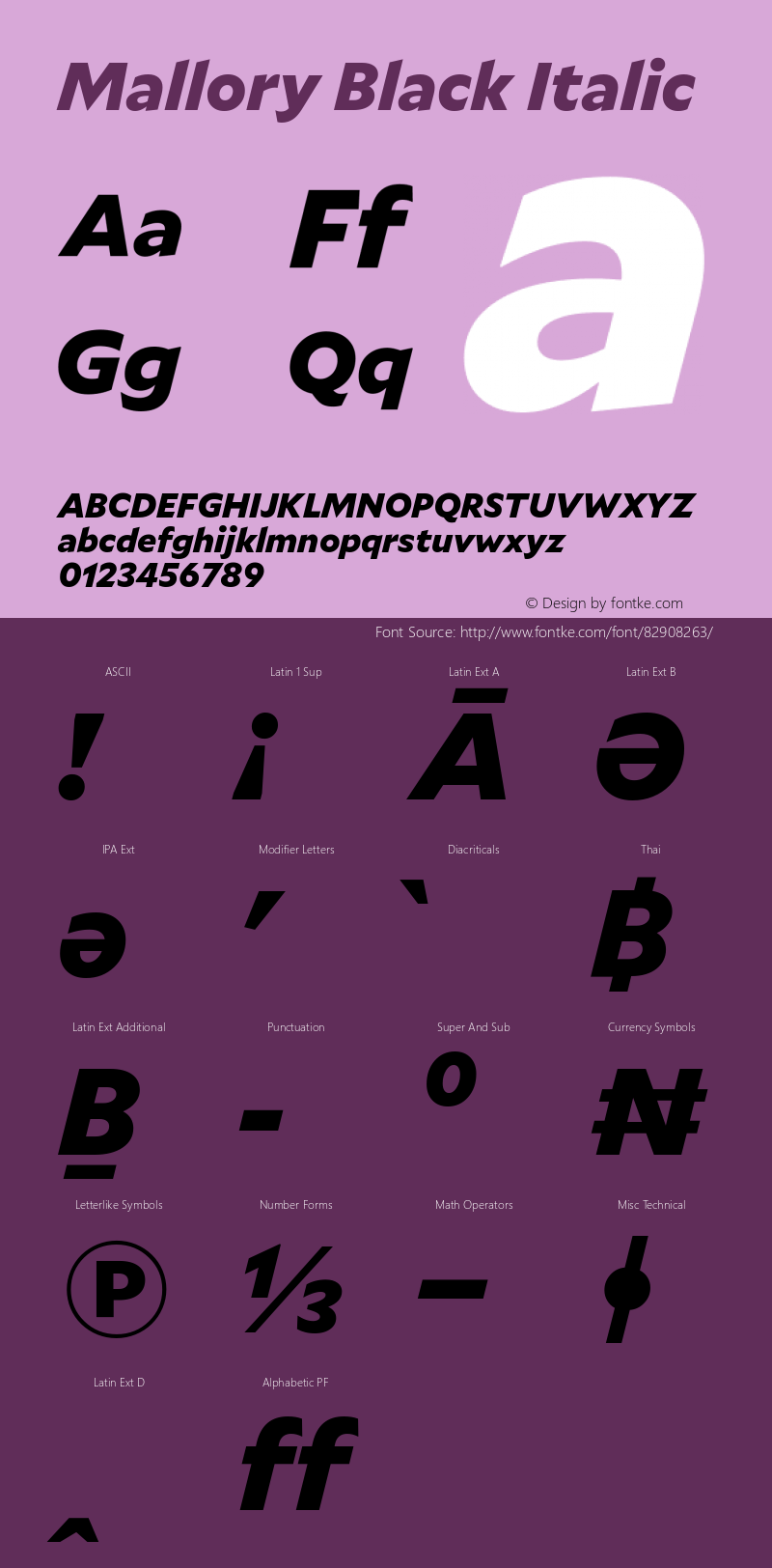 Mallory Black Italic Version 2.000;PS 2.000;hotconv 16.6.51;makeotf.lib2.5.65220图片样张