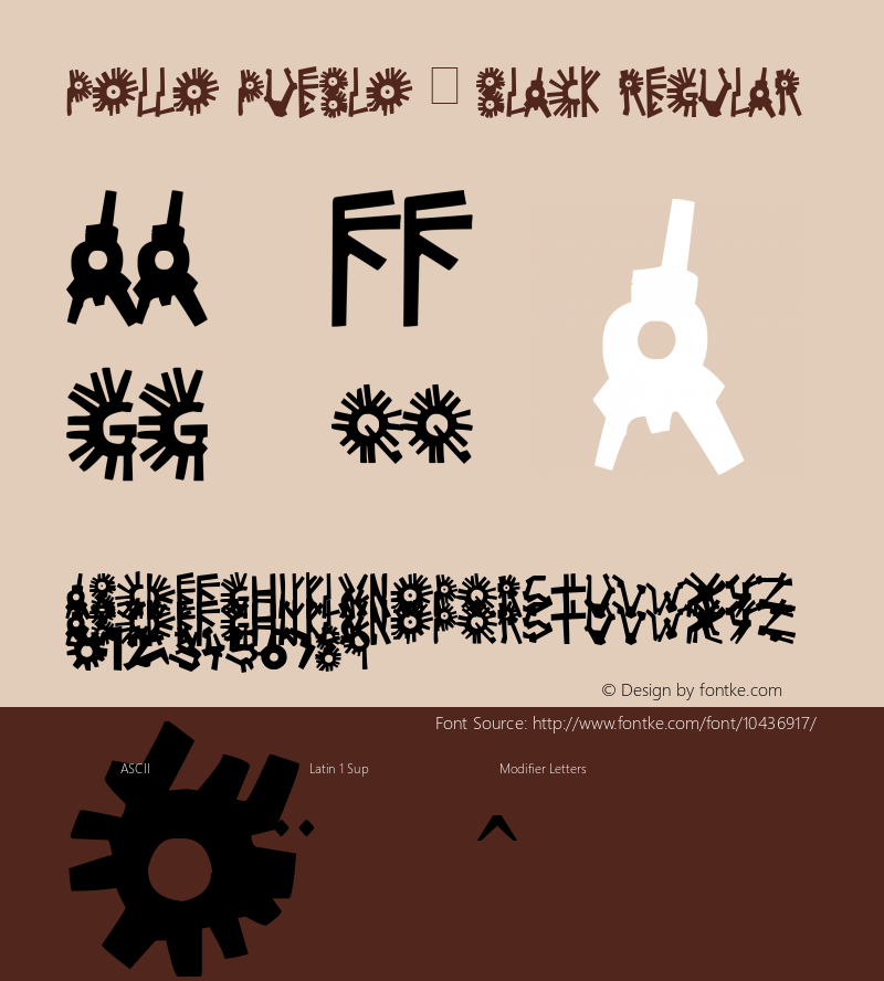 Pollo Pueblo - Black Regular Version 1.000 2012 initial release图片样张