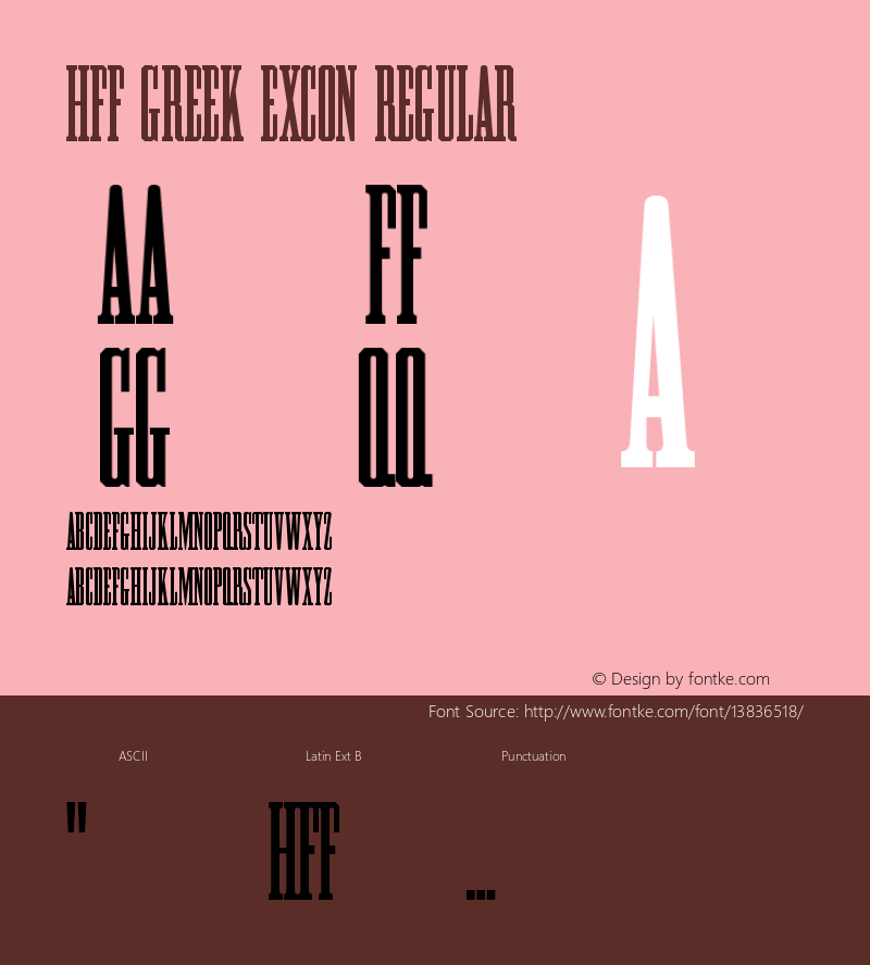 HFF Greek ExCon Regular Version 1.000 图片样张