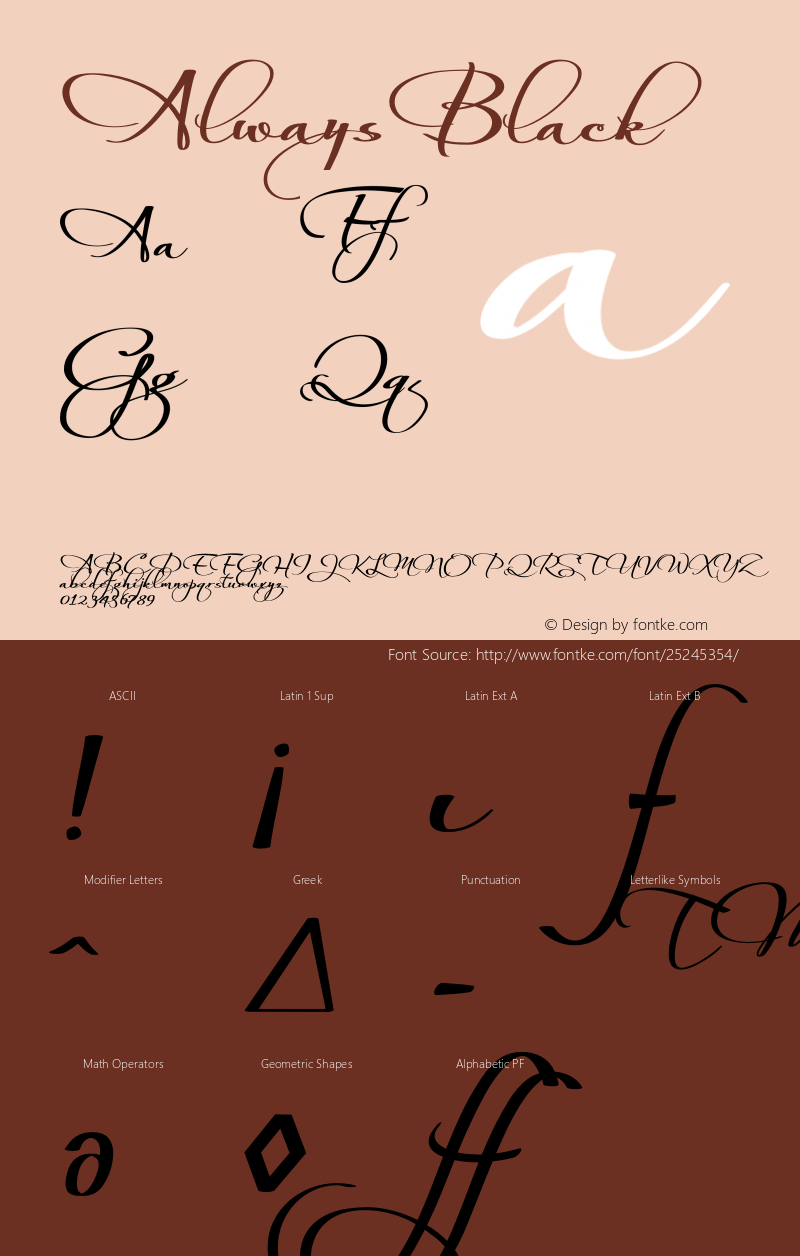 ☞AlwaysBlack Version 1.060;com.myfonts.easy.scholtz.always.black.wfkit2.version.3n6U图片样张