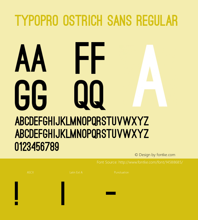 TypoPRO Ostrich Sans Regular Version 1.001;PS 001.001;hotconv 1.0.70;makeotf.lib2.5.58329图片样张