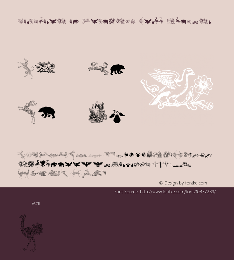 Cornucopia of Dingbats Three Regular Version 1.000 2013 initial release图片样张